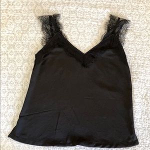 Dressy Black Lace Camisole